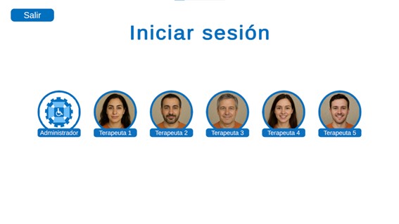 Pantalla de inicio de sesión de OrtoPlay Pro